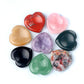 40mm Heart Crystal Worry Stone Palm Energy Therapy Reiki Healing Massage Quartz Meditation Pocket Gemstone Spiritual Thumb Flake