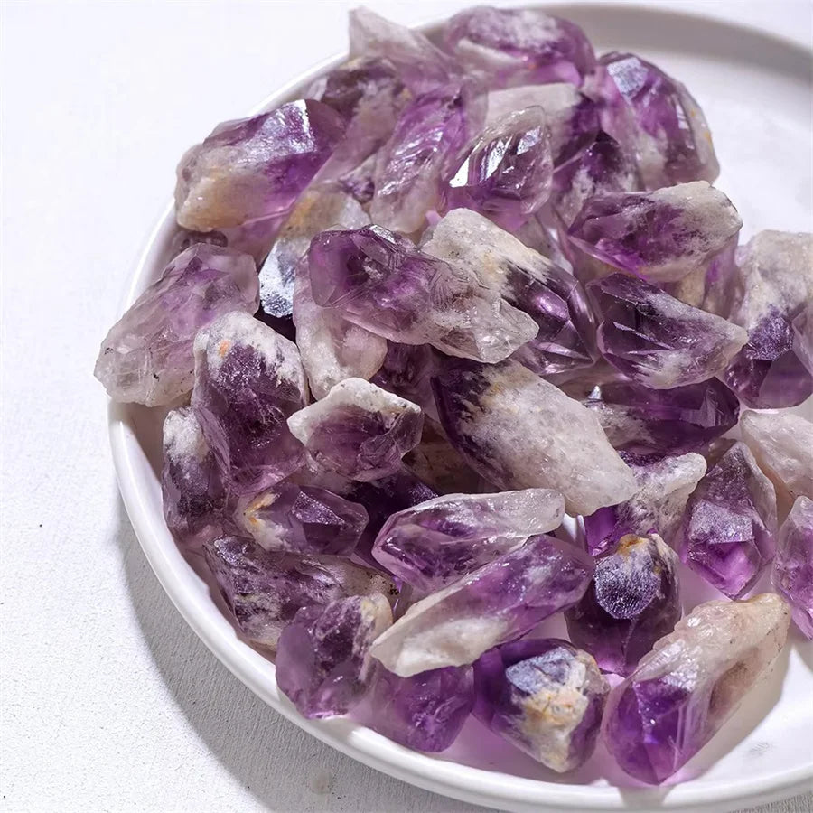 Natural Crystal Quartz Minerals Specimen Pink Amethyst Rose quartz Irregular Rough Rock Raw Stone Reiki Healing Hoom Decoration