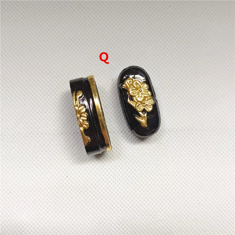New Sword Handle Tsuka Alloy Fuchi Kashira For Japanese Samurai Katana Wakizashi Sword Fittings