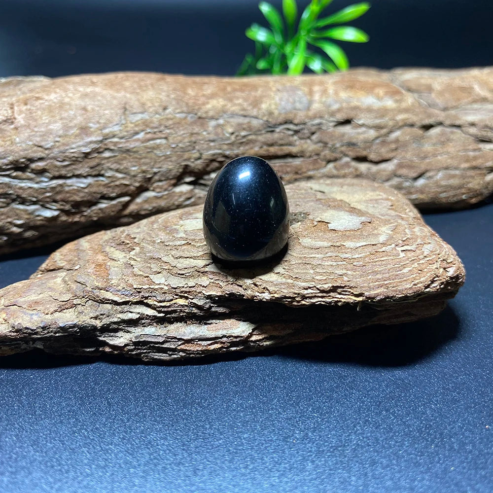 EG1-7 Mini Natural Stone Egg, Small Polished Egg Shaped Stone for Meditation Stress Relief Fidget Palm Desk Decor Gift