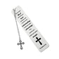 Religious Stainless Steel Bookmarks with Charms，Durable Page Markers for Christians, Bible Readers & Gift - Givers