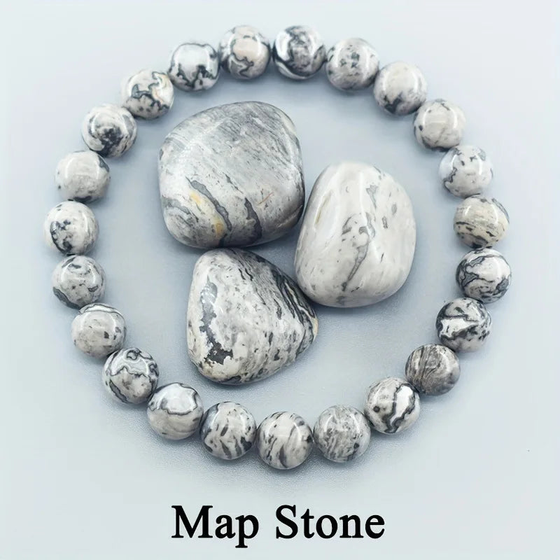 6/8mm Reiki Blue Apatite Bead Bracelet Men Women Natural Stone Blood Circulation Stimulate Enthusiasm Health Care Couple Jewelry