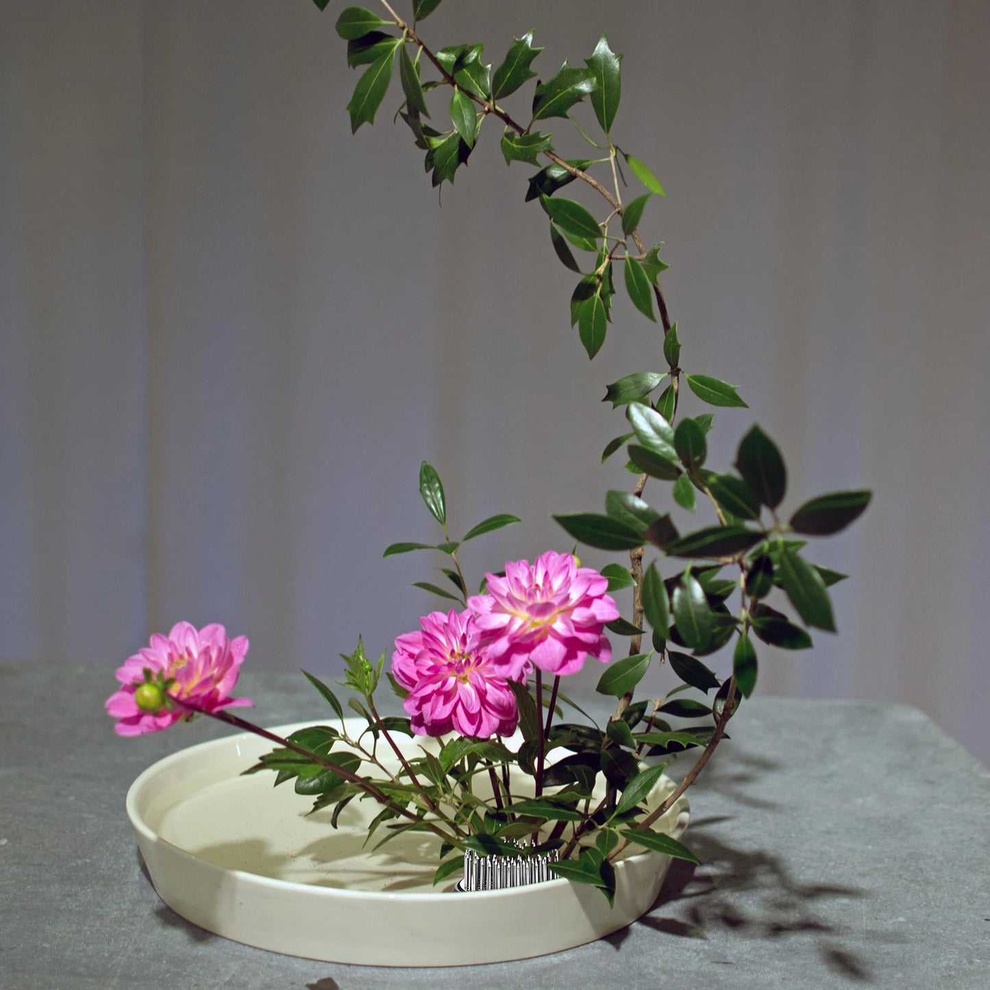 4 Pcs Stainless Flower Frog Pin Holder 4 Sizes Flower Arrangement Pins Holder Round Flo-wer Fixed Tools Ikebana Stem Holders For