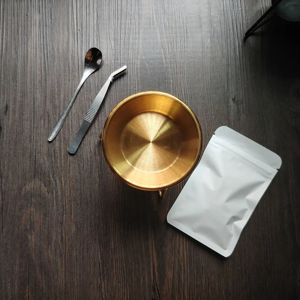 Burner and 50g Frankincense Set Premium Frankincense Minimalist Candle Heated Incense Warmer For Resin Frankincense Oil Powder