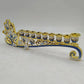 Hanukkah Hand Painted Enamel Menorah Candelabra Chanukah Temple Candlesticks 9 Branches Candle Holder