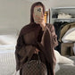 Similar Cotton Linen Batwing Kimono Abaya Dubai Islam Muslim Dress For Women Kebaya Kaftan Robe Musulmane Caftan Marocain Femme