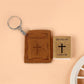 Christian Bible Spanish Pendant Keychain Bag Car Hanging Key Ring Birthday Gift Key Chain Bag Charms Keychains