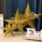 30-75cm Hollow Star Hanging Pendant Eid Mubarak Ramadan Decor 2025 Christmas Decor For Home Islamic Muslim Party Ramadan Kareem