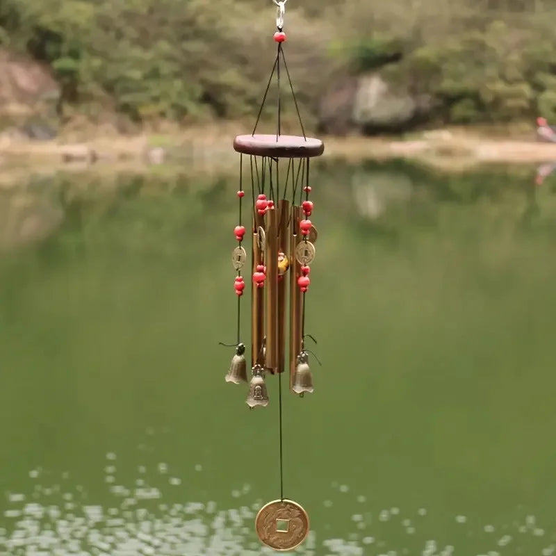Natural Handmade Bamboo Tube Wind Chime wind Bell for Outdoor indoor Home Garden Patio Tree Decor Ornaments