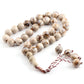 Muslim 14mm Round 33 Rosary Yoga Men's Cuffs Charm Bracelet Middle East Prayer Ramadan Meditation Bracelet for Women Jewelry
