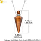 Crystal Perfume Necklace Natural Stone Cone Pendant Healing Clear Quartz Pendants Essentials Oil Diffuser Vial Necklaces H119