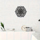 Bohemian Mandala Metal Wall Art - Lotus Flower Design, Zen Home Decor, Easy to Hang for Living Room, Yoga Studio, Meditation Roo