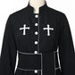 Medieval Priest Costume Catholic Church Religious Roman Retro Pope Pastor Father Mass Missionary Robe Clergy Cassock Full Sets