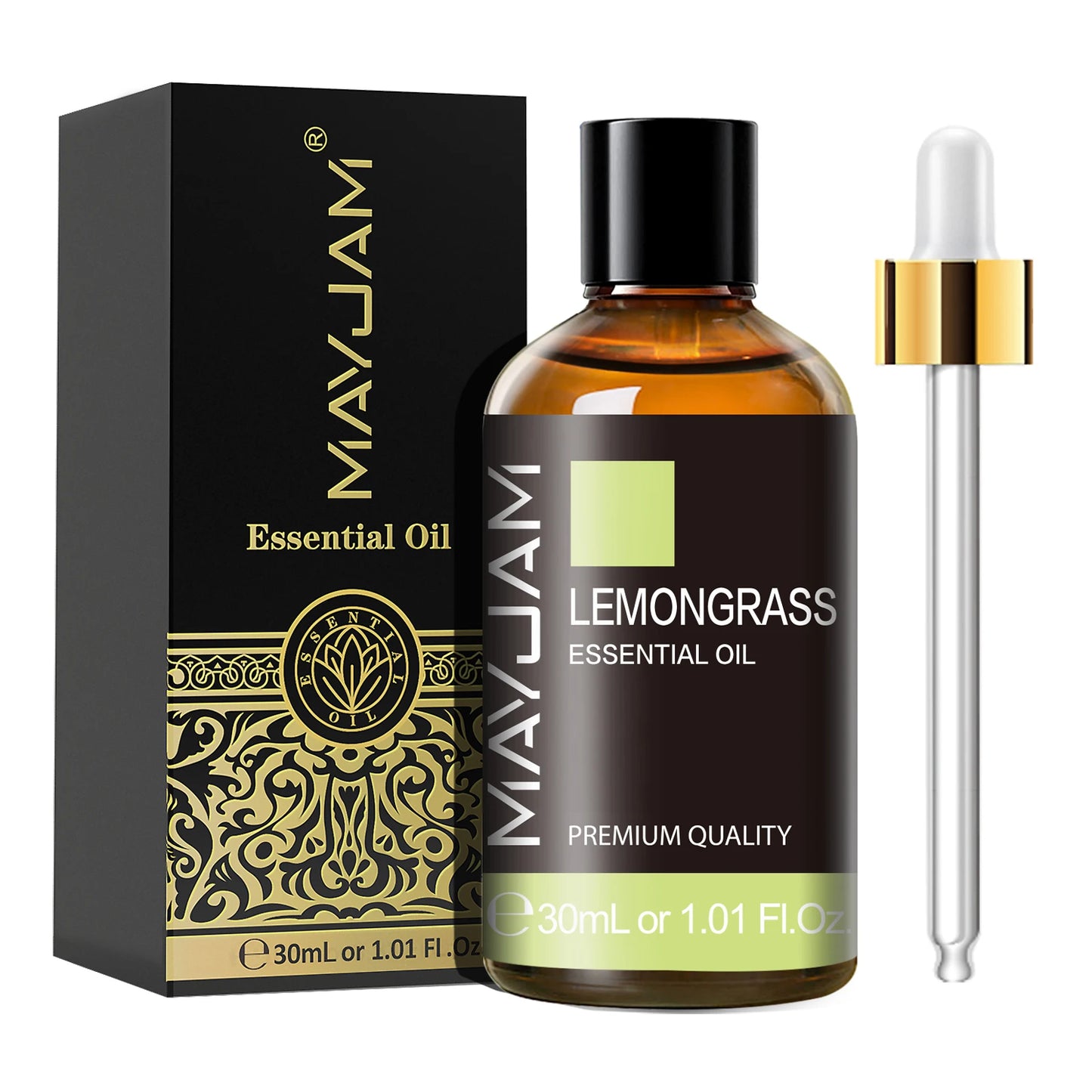 MAYJAM Essential Oil Citronella Jasmine Eucalyptus Sweet Orange Lemongrass Grapefruit Black Pepper Cajeput Cypress Ginger Scents