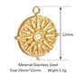 3pcs/Lot Stainless Steel Casting Sunburst Sun Moon Star Charms Pendant For DIY Necklace Bracelet Earrings Jewelry Accessories
