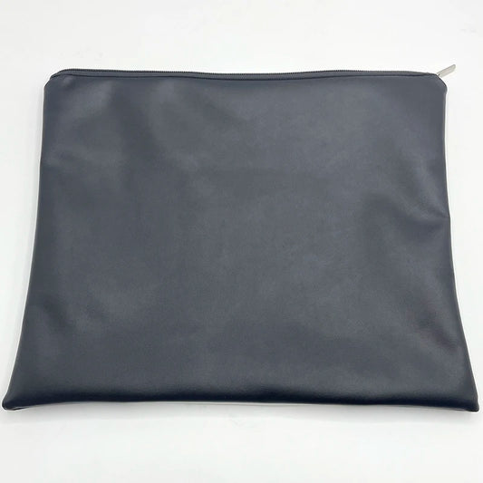 Tallit Bag for Prayer Shawl PU Leather Hebrew Blessing Design Men's Handbag Jewish Giftware