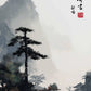 Modern Minimalist Chinese Style Zen Fishing Natural Scenery Poster Canvas Paintings Wall Art Pictures Office Home Decor