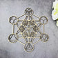 Wooden Flower Of Life Natural Symbol Sacred Geometry Ornaments Home Decoration Chakra Carved Coaster Wood Sign Wall Kitchen DIY