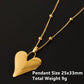 1Pc Religious Christian Catholic Sacred Heart Pendant Necklaces Stanless Steel Gothic Moth Textured Love Collares Jewelry