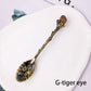 Natural Crystal Tumbled Stone Spoon Magic Energy Divination Halloween Spirit Souvenir Gift Home Decor Christmas Graduation Gift