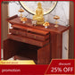 CZ  Altar Incense Case Buddha Shrine Cabinet God of Wealth Guanyin Bodhisattva Worship Cabinet