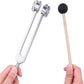 Miwayer 128Hz Tuning Fork Set -Acoustic Tuning Fork - Professional Sound Therapy Tool for Chakra Balancing & Stress Reduction