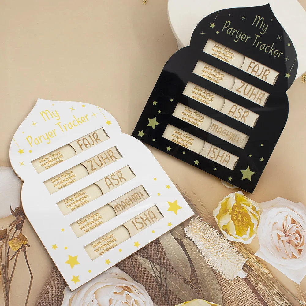 Ramadan Decor Kids Prayer Tracker Islamic Prayer Chart 5 Daily Kids Prayer Tracker