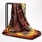 90*90cm Women Square Silk Scarf Luxury Brand Large Shawl Neckerchief Print Headband Female Foulard Bandana Wraps Hijab Scarves