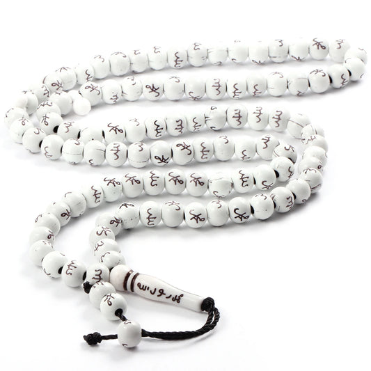 8mm Beads Bracelet Tassel Pendant 99 Muslim Prayer Meditation Yoga Necklace Bracelets Jewelry