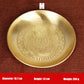 Buddhism Copper Plate 18cm Auspicious Tibetan Brass Engraving Dish Worship For Buddha Fruit Tray Desktop Home Gift Decorative