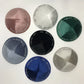 Jewish Velvet Kippah with Embroidery Of Hebrew Letter for Men Yamaka Yarmulka Hat Kippot Giftware 18cm(7.08 inch)