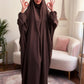 Muslim Prayer Garment Dress Wp,em Women Hijab Dress Abaya Hooded  Long Khimar Jilbab Burka Eid Abayas Gown Eid Niqab Ramadan