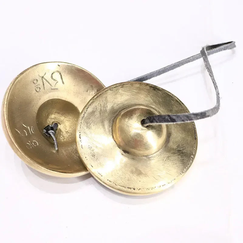 Handmade Tibetan Singing Bowl Set for Meditation Brass Chime Bells Yoga Mindfulness Healing Sound Therapy Zen Gongfu Chai Tea