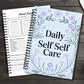 1PC Elegant Light Purple Daily Self Care Mood Journal, Suitable For Daily Mindfulness Practice, Relaxing Self Reflection Session