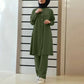 Modest Women Shirts Tops and Pants Autumn Two Pieces Abaya Sets Muslim Islamic Casual Kaftan Robe Turkey Clothing