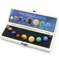 Solar System Natural Crystal Gemstones Set 9 Planets Sphere Ball Stone Galaxy Model Ornaments Gift Home Office Decor