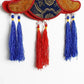 Nepal Handmade Hexagonal Tassel Flag,Colorful Tibetan Embroidery Decorative Handicrafts,Auspicious Hand Drum Flags Buddhist Item