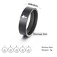 COOLTIME Gothic Cross Couple Rings Stainless Steel Silver Color Jesus Cross Finger Ring for Men Women Punk Jewelry Wedding Gift