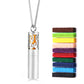 Twelve Constellations Aromatherapy Essential Oil Pendant Lockets Perfume Storage Diffuser Necklace 316L Stainless Steel Jewelry