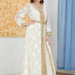Elegant Eid Muslim Dress Women Ramadan Moroccan Kaftan Kimono Jubah Long Robe Abaya Islamic Clothing Turkey Hijab Arabic Dress