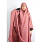 2 Piece Ramadan Khimar Muslim Women Prayer Set Dress Full Cover Islamic Burka Hooded Arab Gowns Umrah Eid Abaya Worship Service