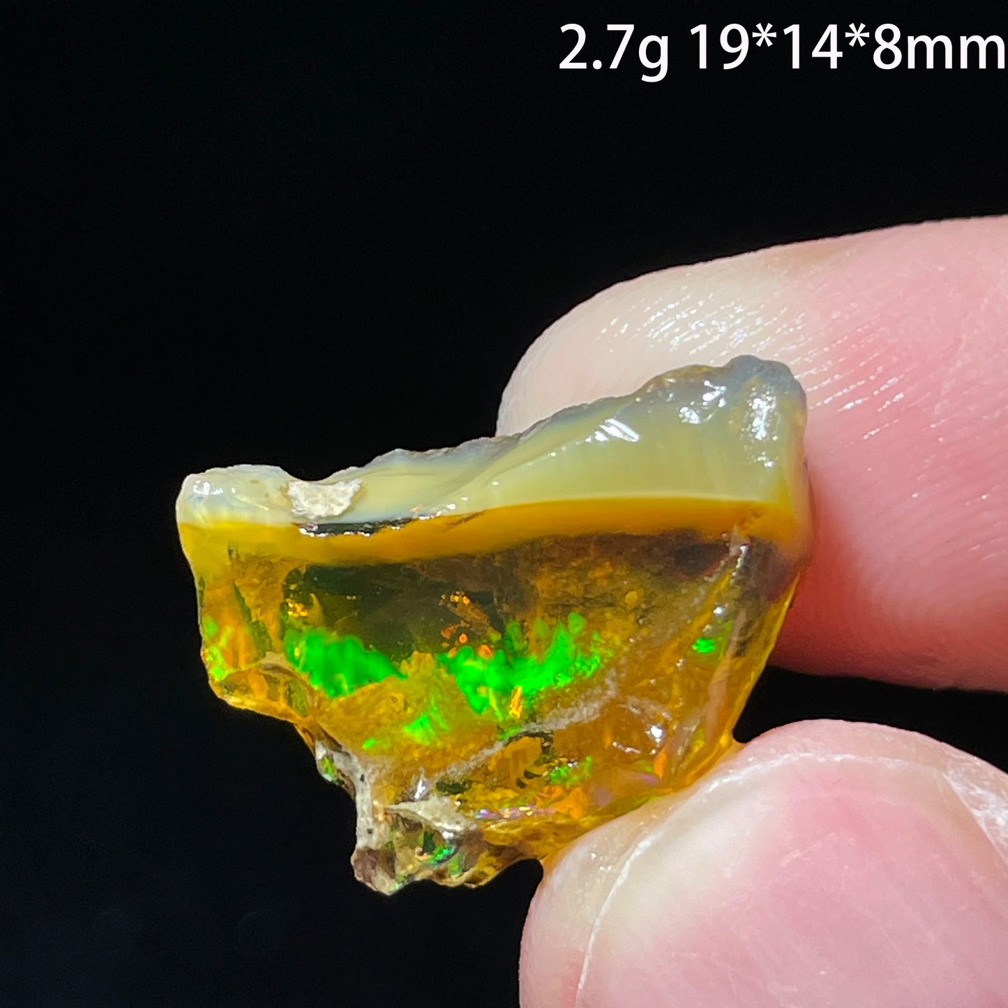 Natural Colorful Ethiopia Opal (Need In Water) Rare Gem Stone Mineral Healing Quartz Crystals Gemstone Shooting under lighting