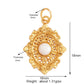 Trendy Shining Moon Star Space Celestial Compass Charm Pendant in Gold Colour , Jewelry Necklace Bracelet Making Supplies M71
