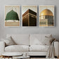 Islamic Masjid Mosque Allah Mecca Medina Kaaba Sacred Place Posters Canvas Painting Print Wall Art Pictures Living Room Decor