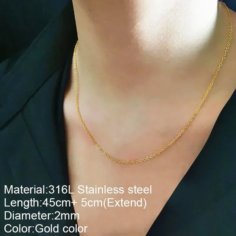 Goth Cross Chrams for Jewelry Making Supplies Golden Angel Charm Stainless Steel Long Chain Dijes Diy Necklace Earring Bracelet