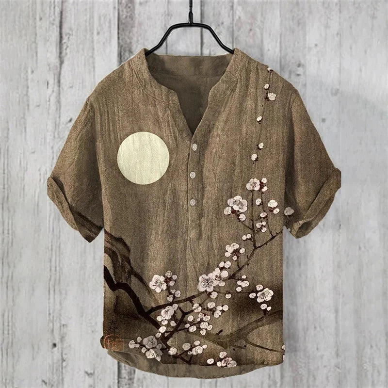 Spring and summer shirts for men and women, stylish casual Hawaiian style shirts, men's tops, comfortable fabrics, sizes XS-6XL