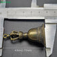 ♥Brass Tibetan Vajra Bell Pendant, Antique Finish Buddhist Bell Charm for Jewelry Making,Home Decor & Spiritual Blessing