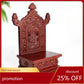CZ Wood Shrine Carved Eight Auspicious Offerings Altar Buddha Altar Detachable Retro Ornament Buddha Statue Buddha Hall