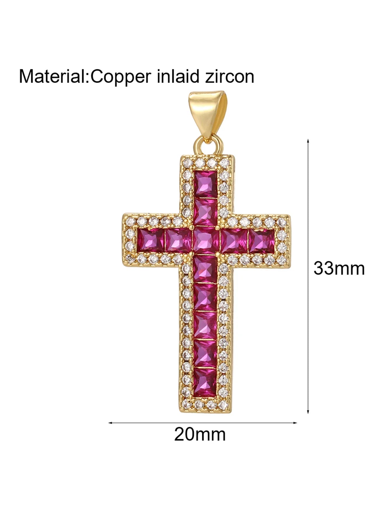 Goth Cross Chrams for Jewelry Making Supplies Golden Angel Charm Stainless Steel Long Chain Dijes Diy Necklace Earring Bracelet