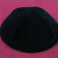 BLACK VELVET JEWISH KIPPAH YARMULKE KIPPOT RIMLESS OR WITH NO RIM